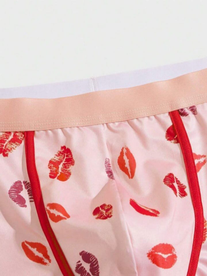 Sweet Kiss Print Boxer Brief
